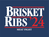 Brisket/Ribs Yard Sign