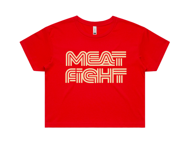 Meat Fight Crop Tee