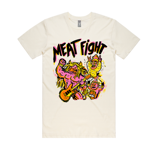 Meat Fight Band Tee - Full Color