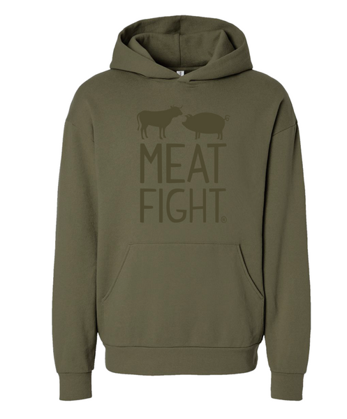Meat Fight Hoodie - Green