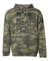 Camo Hoodie with Grey Print 30% PFF