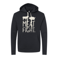 Meat Fight Black Hoodie  30% OFF
