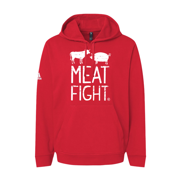 Meat Fight Red Adidas Hoodie  20% OFF
